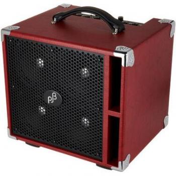 Basse Phil Jones BG‑450 Compact Plus — Combo 450 W, couleur rouge (4×5)