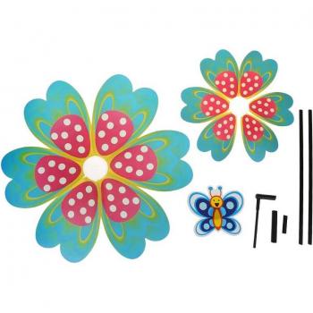 Colorful Butterfly Garden Spinner