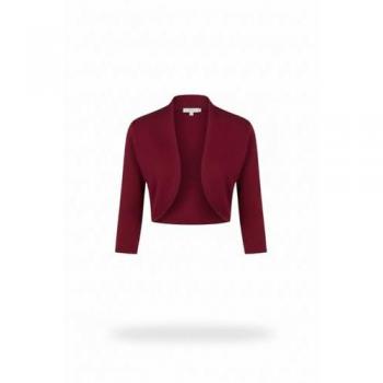 Red Burgundy Knit Cardigan (Yumi)