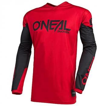 Ropa de protección motocross Oneal Element Threat (negro-rojo)