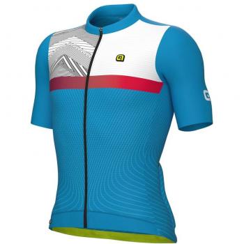 Alé PRS Zig Zag Sporttrikot himmelblau/weiß/rosa