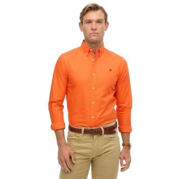 Manga Larga Naranja Oxford XL: Superdry Casual