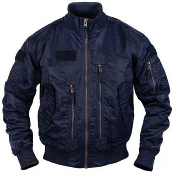 Mil‑Tec US Army Flight Bomber Jacket – Navy Blue