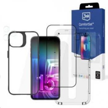 Protezione 4 in 1 Nera per iPhone 15 Pro