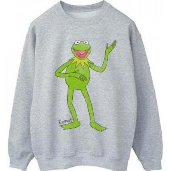 Sweatshirt Garçon Kermit Muppets 9-11 Ans Gris