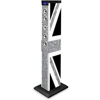 Glitter‑Tower „Big Ben“ TW9 – 60 W RMS – Bluetooth, Aux‑IN, SD, UKW