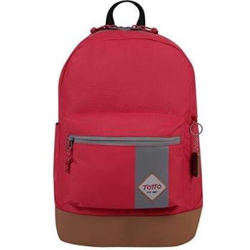 Zaino Totto Mecanil con Tasca per Laptop 14 Rosso
