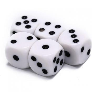 5 Pcs Round Corner Hexahedron Drinking Dice