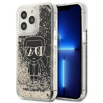 Capacete Brilhante Gatsby Karl Lagerfeld – iPhone 13 Pro Max, Preto
