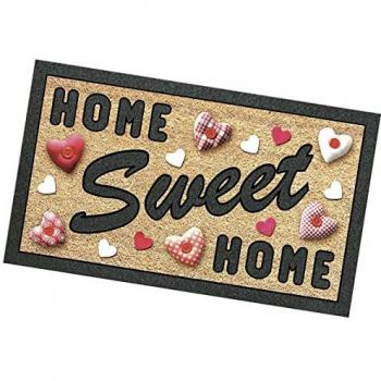 Tapis d'Entrée Gomme Souple 40x70 cm Nettoyable