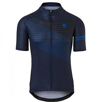 Deep Blue 3XL Agu Striped Essential Short Sleeve Jersey for Men