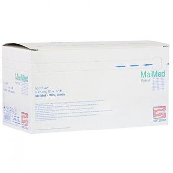 Maiband Verbandsmaterial: Schlitzkompressen 5×5 mm – 12‑fach sterile (50 × 2)