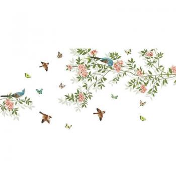 Removable Chinese Branches Wallpaper