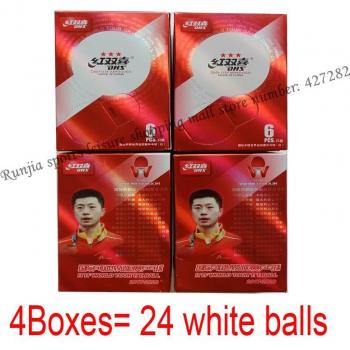 Balle de Tennis de Table DHS D40 + ITTF, Double cousue, 3 étoiles, Matériau ABS