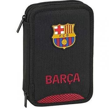 F.C. Barcelona, Plumier Doble, F.C. Barcelona, Negro (34 Piezas)