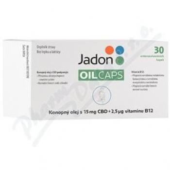 Jadon OIL CAPS konop.olej 15mg CBD+vit.B12 cps.30