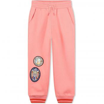 Pantalon Relax Molletonné Kenzo Kids – Rose 10A