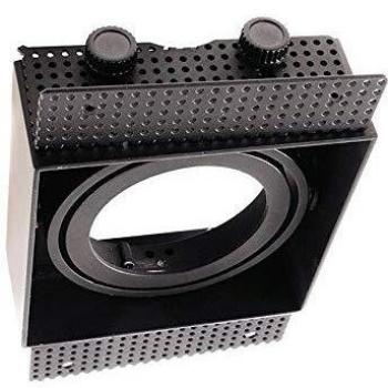 Deko Light 930095 COB‑Module Kartenhalter – Silber-Schwarz, 178 × 120 × 50 mm