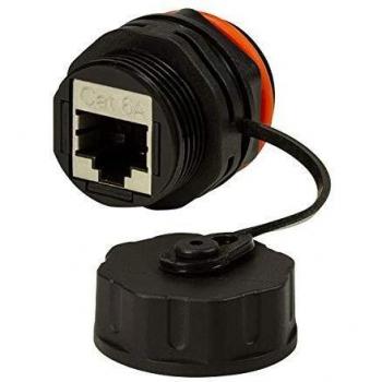 Prise RJ45 Cat.6A femelle IP68 LogiLink 060560 Noir