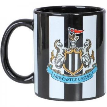 Taza de Cerámica con Estampado Newcastle United FC en Blanco y Negro