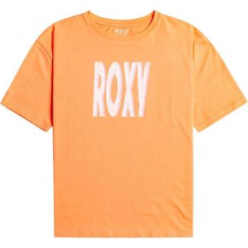 Roxy Sand Sky Blend T-Shirt – Orange/White, XS Female Size