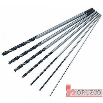 Ensemble de mèches pour bois longs 4 5 6 7 8 10 12mm, Taille 300mm