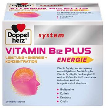 Doppelherz system Vitamin B12 Plus Trinkfläschchen, 30 St. Ampullen