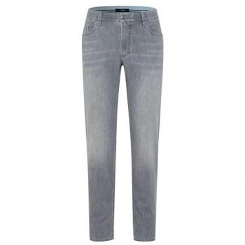Eurex Straight Fit Jeans Luke in Hellgrau