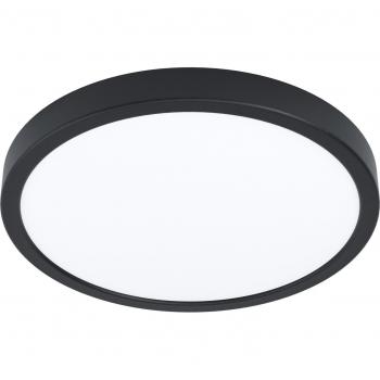 Led Aufbauleuchte Fueva 5 schwarz ø 28,5 cm neutralweiß