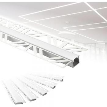 Couvercle Opale Profil LED Hexim Aluminium