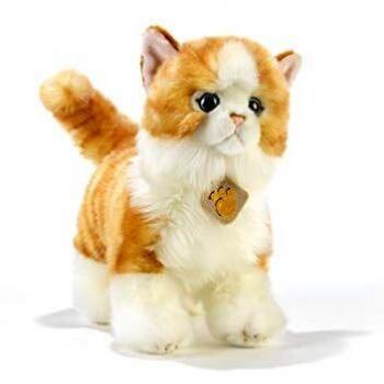 Plush & Scratch Gatto Striato 28Cm Peluches Gatti, Multicolore, 8029956159473