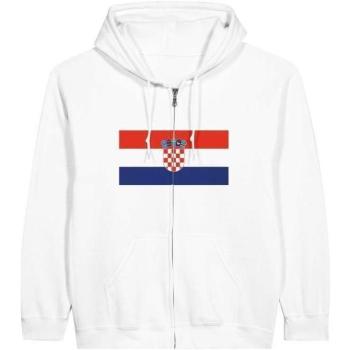 Polyester-Cotton Croatian Flag Sweatshirt
