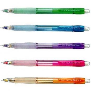 Porte-mines ergonomique Pilot Super Grip 0.5 mm couleur néon