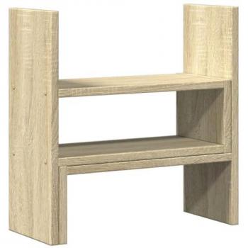 Verstellbarer Schreibtisch-Organizer Sonoma-Eiche 40x17x41 cm