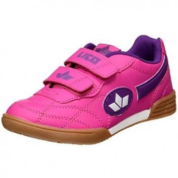 Basket Multisport Indoor LICO 360510 – Rose, Fermeture Scratch, Talon Plat