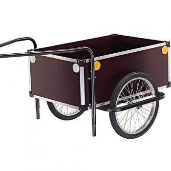 Roland Jumbo Double 20 Bike Trailer – Black, 40 kg Male Model