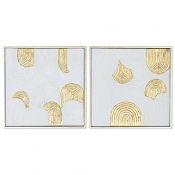 Panel Dorado Espacial 42x4x42