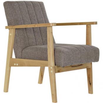 Sillón Fijalo Beige 63x68x81 cm de Poliéster