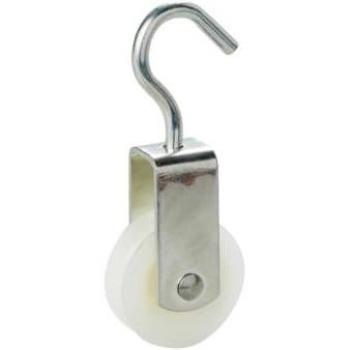 Pulley de Nylon con Gancho Ø 40 mm (Diall)