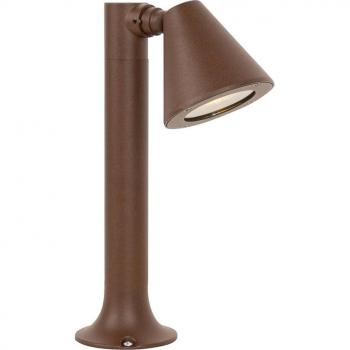 Modern Rust Brown Bollard Light