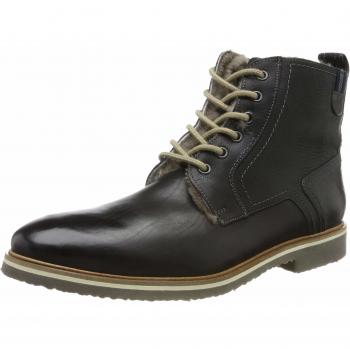 LLOYD Herrenschuh FEDAN, gefütterter Stiefel, Schwarz (Schwarz 0), 43 EU