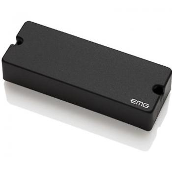 EMG 40P5 Bass Pickups, schwarz – Zwei‑Stück-Set mit Steuerplatten