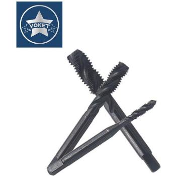 Taraud à filetage fin cannelé spirale HSS oxydation droite UNS 5/16-24