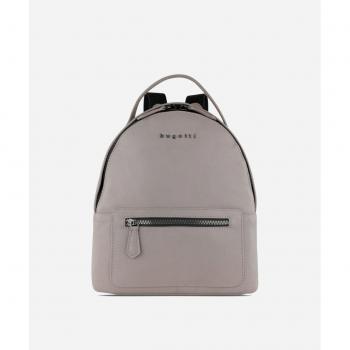 Mochila Bugatti Bella de piel color beige