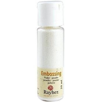 Rayher 28000690 – 20 ml Embossing‑Pulver, irisierend & klar