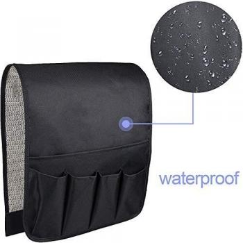 MDSTOP Couch Armrest Organizer, Fits Phone, Book, Magazines, TV Remote