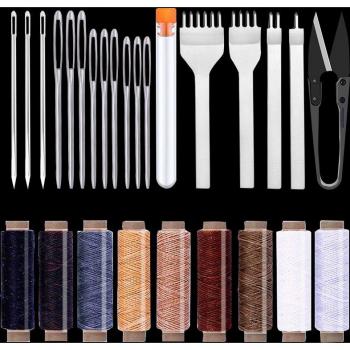 MIUSIE 26-Piece Leatherworking Essentials