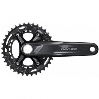 Bielles Shimano Deore M4100‑2 10V 170 mm, 36 × 26 D – Noir