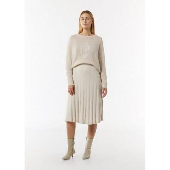 Feinstrickrock in Midi-Länge von Comma