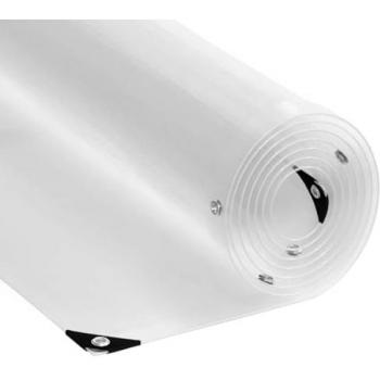 Durable Clear Tarpaulin with Eyelets 4x12 m PVC